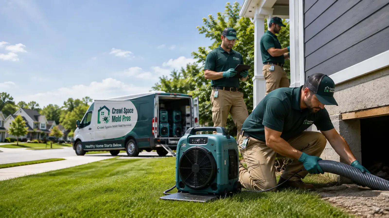 Crawl Space Mold Removal in Bristol, SD